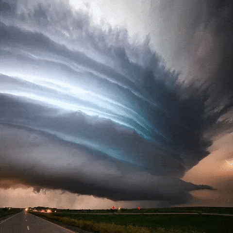 This supercell in North Dakota will murder you and your entire family.