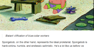 Spongebob is about communism