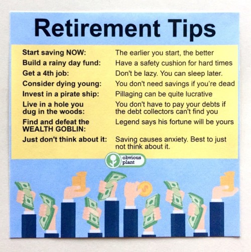 Retirement hacks.