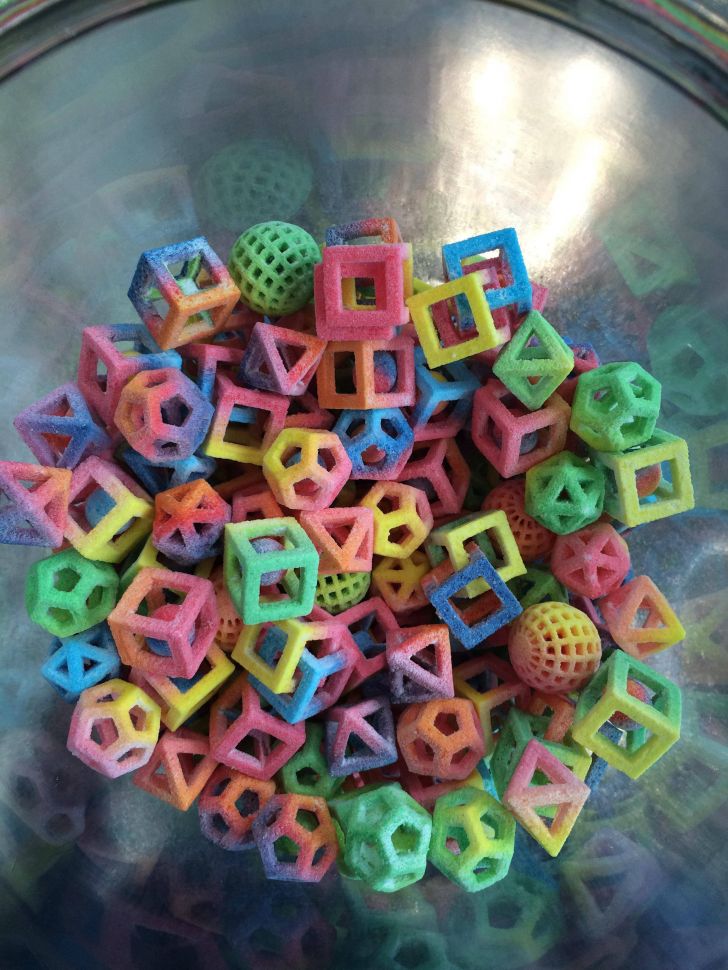 3D printed sugar candy at the 2014 Fancy Food Show