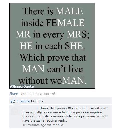 Men and women.