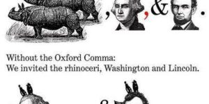 Importance of the Oxford Comma.