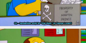 Comic Book Guy could work at Pawn Stars
