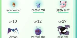 I let autocorrect give nicknames to my Pokemon