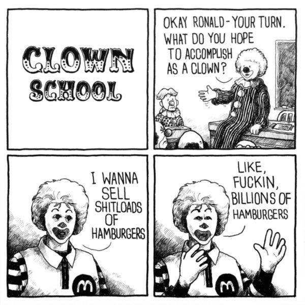 Ronald McDonald is a king among clowns.