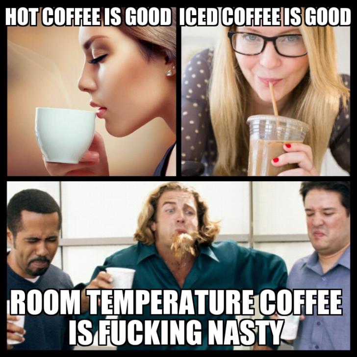 Coffee is good though.