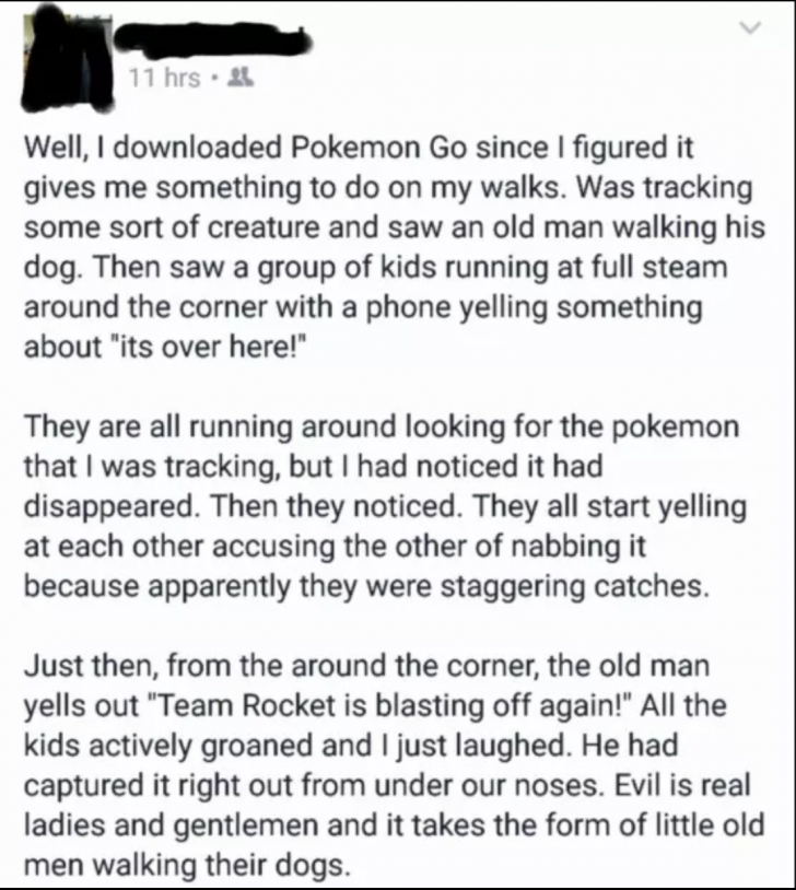 That's not how Pokemon Go works...