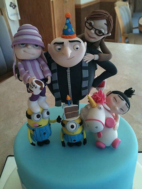 Despicable Me cake.