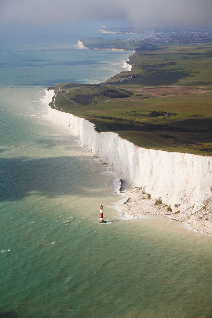 White Cliffs of Dover England.