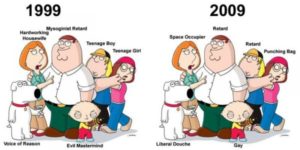 The evolution of Family Guy over the years