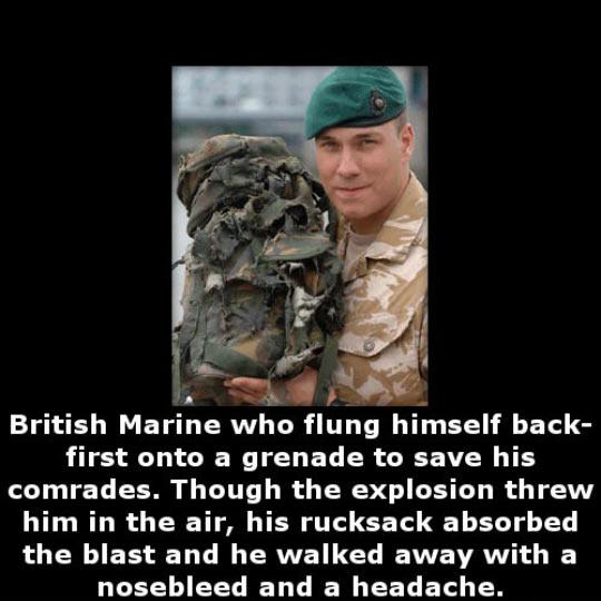 Lucky British Soldier