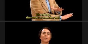 Carl Sagan pointing out the detriment of drawing conclusions believing something without facts.