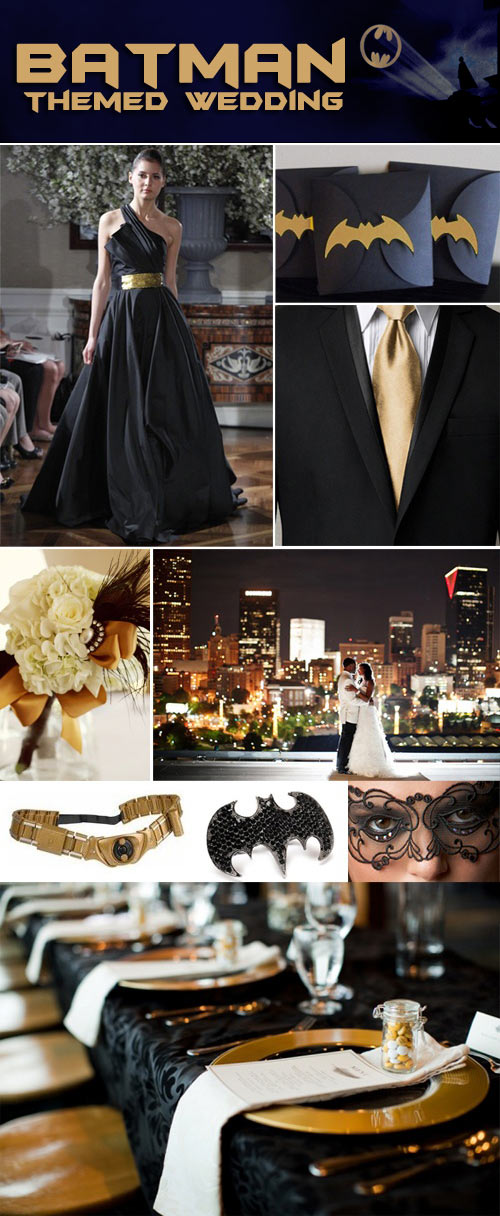 Batman themed wedding.