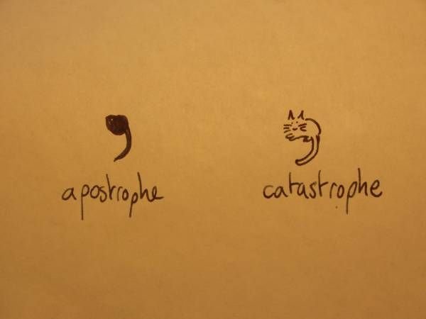 Punctuation can be cute.