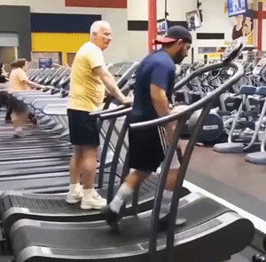 The old guys face though...