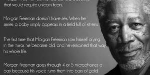 True facts about Morgan Freeman.