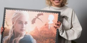 Emilia Clarke is officially a Royal Mail stamp.