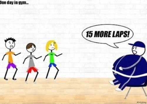 How gym class works.