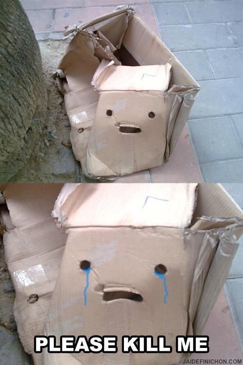 Sad box is sad.