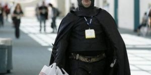 When Batman goes shopping…