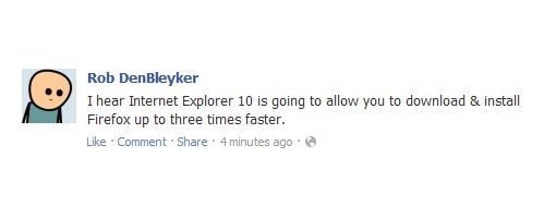Internet Explorer 10 rumors.
