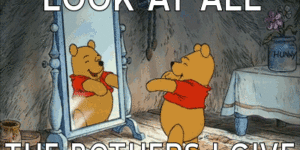Pooh doesn’t give a bother.