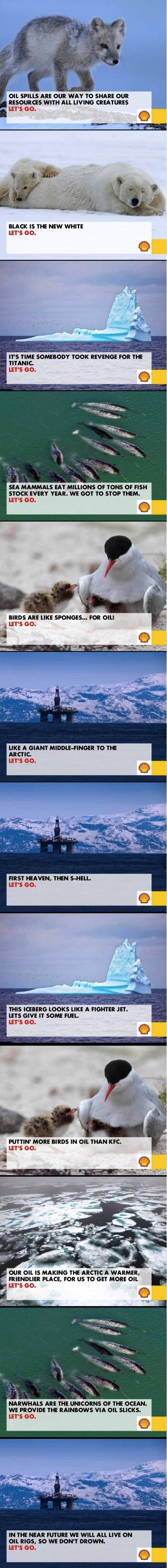 Shell ad contest failure.
