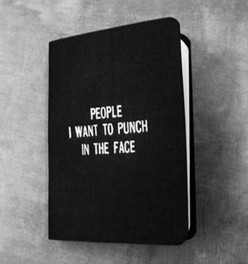 My little black book.