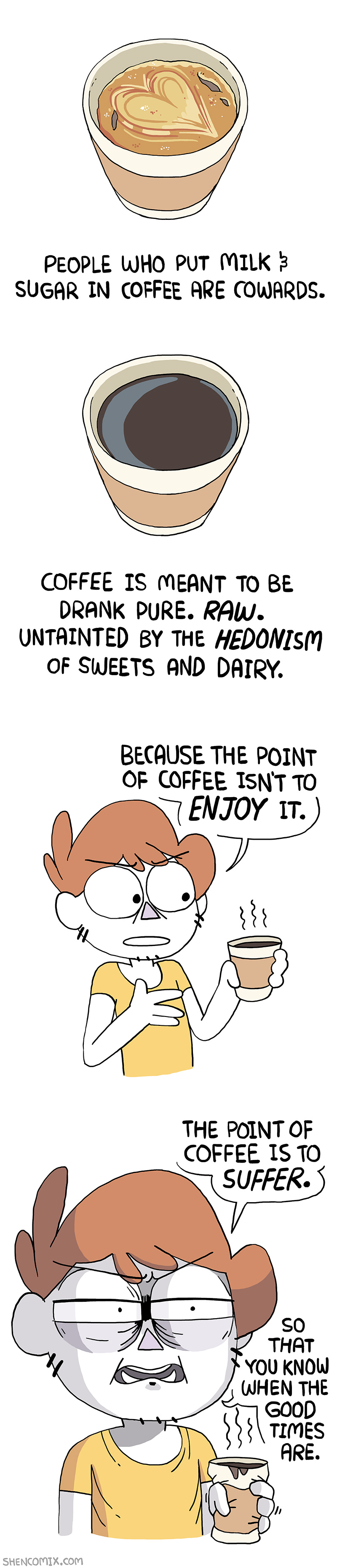 The point of coffee.