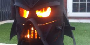 Vader outdoor fireplace.