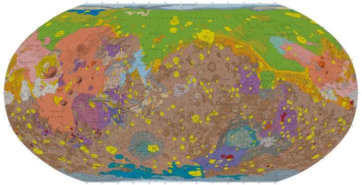 New geological survey of Mars!