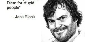 Jack Black on YOLO.