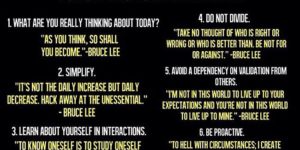 Bruce Lee’s words will live forever.