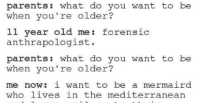 What do you want to be when you’re older?