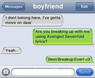 Best breakup ever.