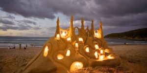 Awesome sandcastle is awesome.