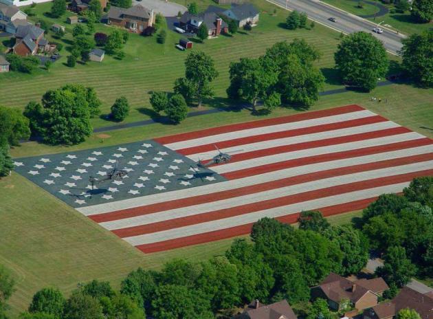 A friend of mine’s family paints their lawn every year for Independence Day. These guys decided to drop in for a photo shoot.