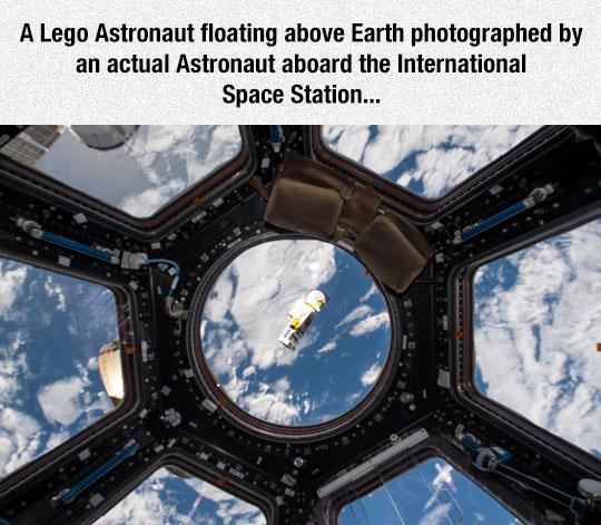 Rumor has it the ISS was built with LEGO