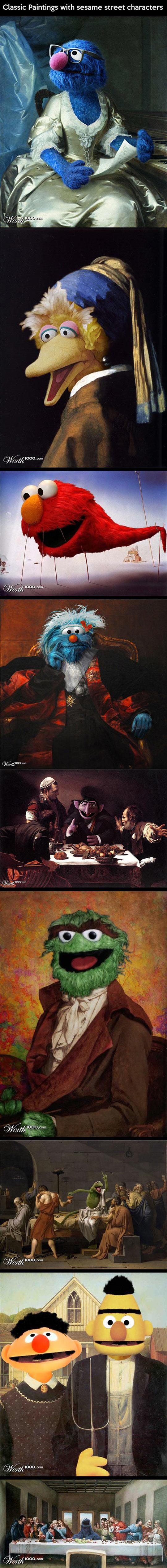 Sesame Street Classic Paintings