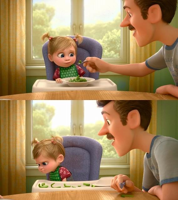 In Japan, the broccoli in "Inside Out" was replaced with green peppers, which are more universally hated by Japanese children