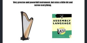 If different coding were Instruments.