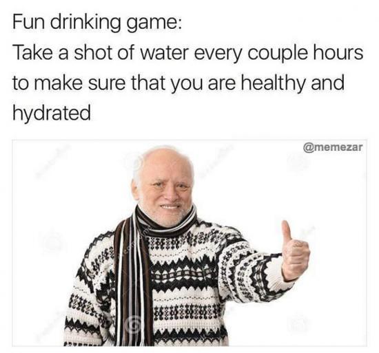My kind of drinking game!