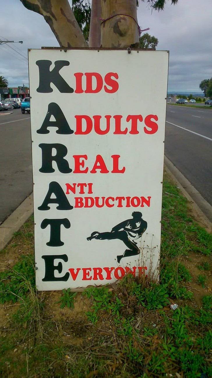 Who knew KARATE was an acronym?