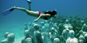 Underwater Sculpture Park.