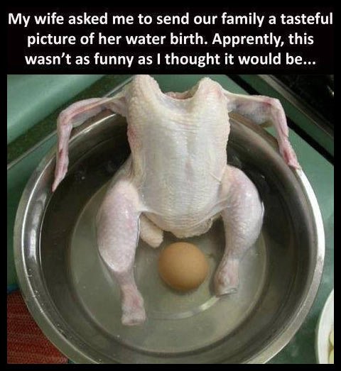 A tasteful water birth picture.