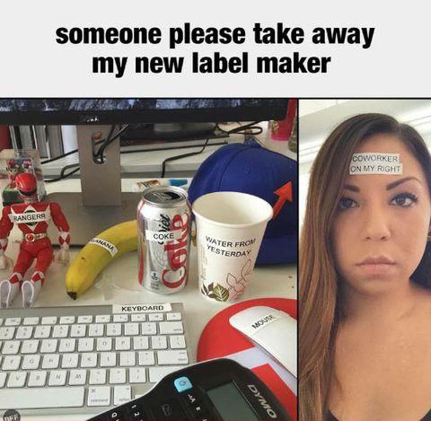 Label markers are addictive