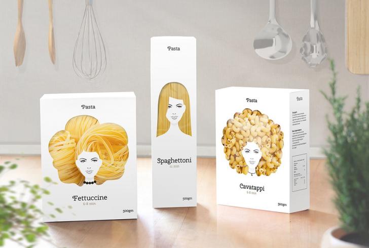Beautifully packaged pasta