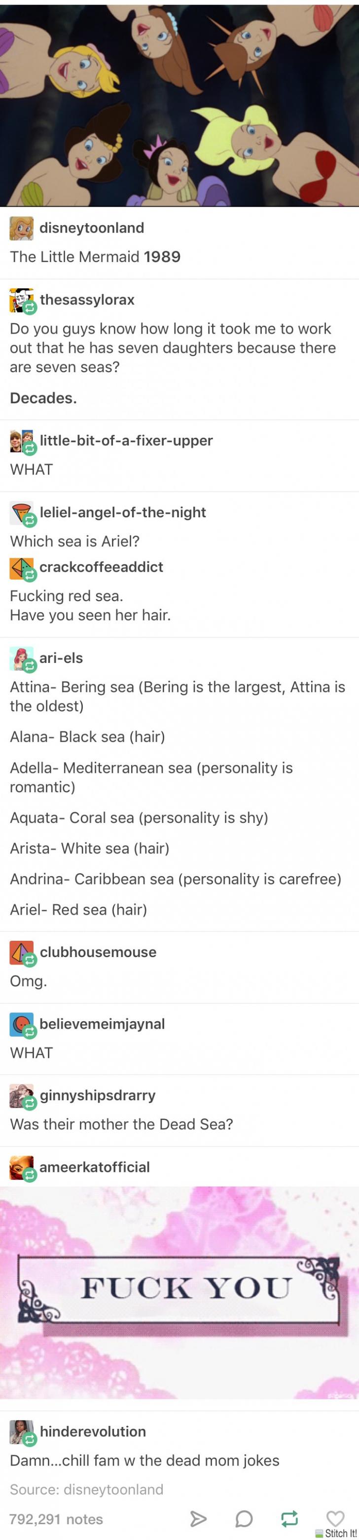 This changes everything I ever knew about The Little Mermaid...
