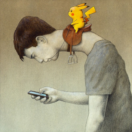 Pokemon GO imagined by Polish illustrator Pawel Kuczynski