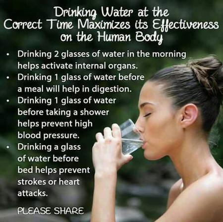 Seriously, drink more water.